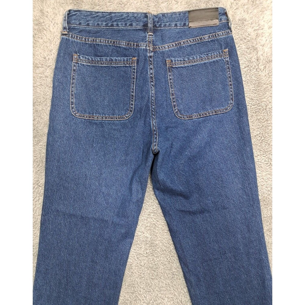 !IT Marty Jeans Womens Sz 8 High Rise Straight Leg Ankle Denim Blue Stretch - Picture 10 of 15